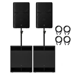 Yamaha DXR15 MK3 Bundle di potenza grande