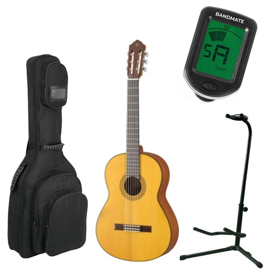 Yamaha CG122MS Chitarra Spagnola Startpakke