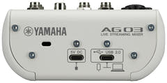 Yamaha AG03 MkII - Bundle per Live Streaming (Bianco)