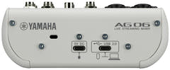 Yamaha AG06 MkII - Mixer per Live Streaming (Bianco)