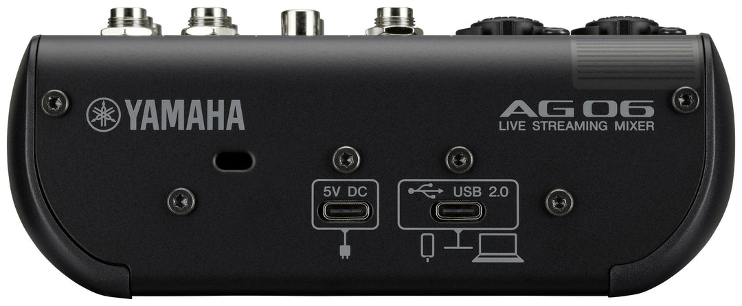 Yamaha AG06 MkII - Mixer per Live Streaming (Nero)