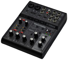 Yamaha AG06 MkII - Mixer per Live Streaming (Nero)