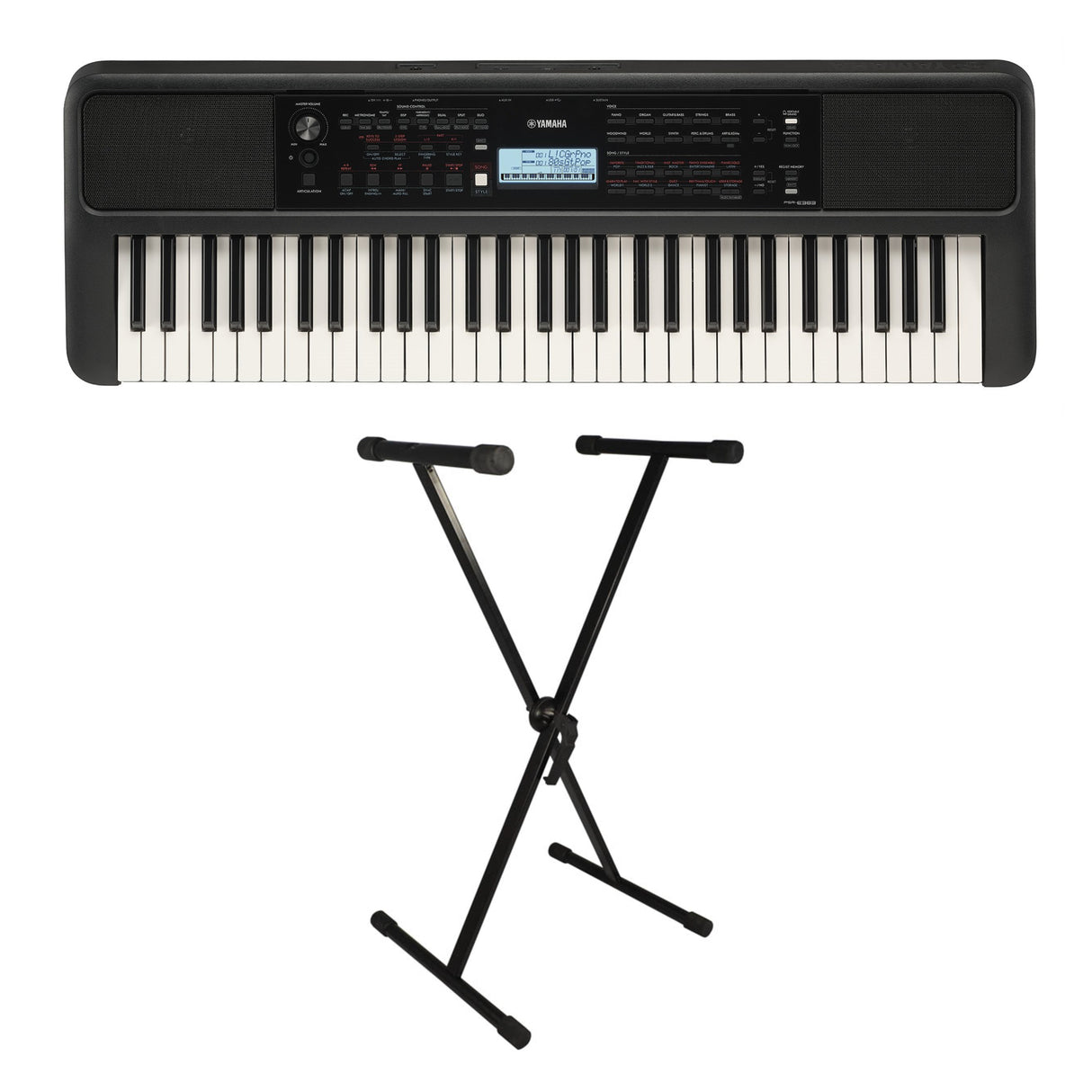 Yamaha PSR-E383 Tastiere Pacchetto Iniziale