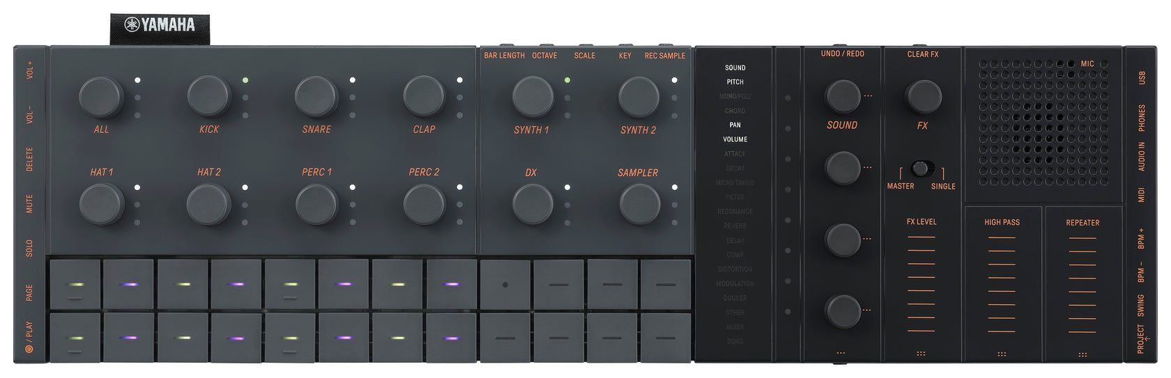 Yamaha Seqtrak Sequencer (Nero)