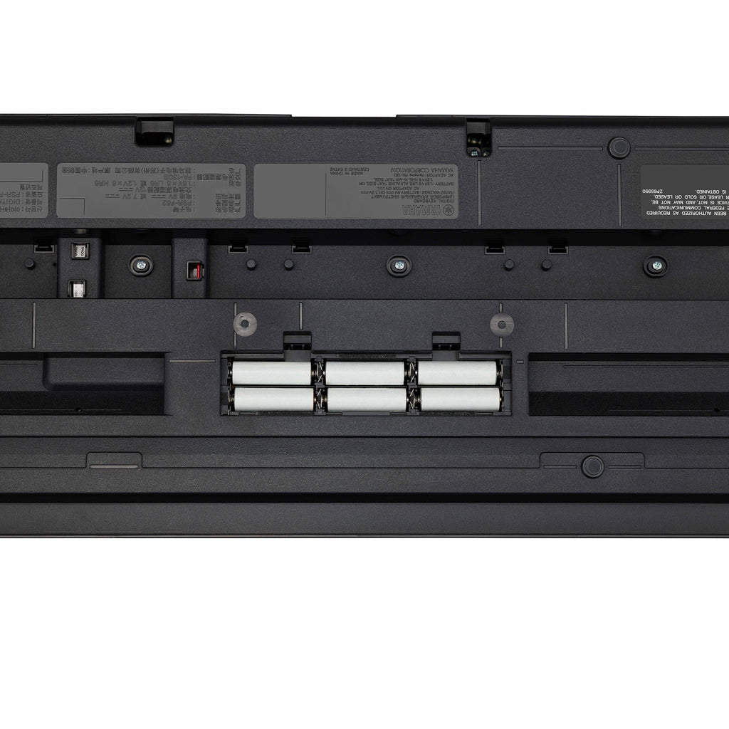 Yamaha PSR-F52 Tastiere (Sort) Bundle