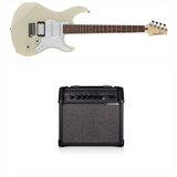 Yamaha Pacifica Chitarra elettrica GPA112V (Vintage White) Bundle