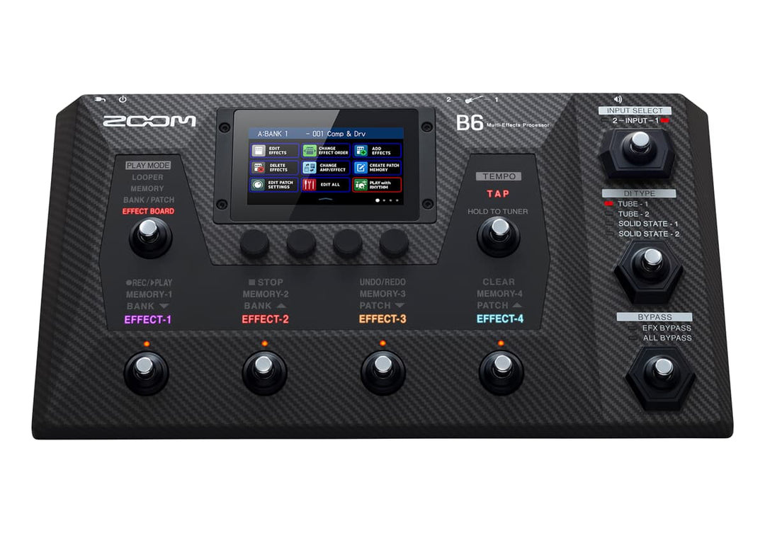 Zoom B6 Multieffetto per Basso
