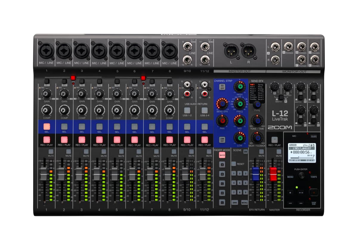 Zoom LiveTrak L-12 - Mixer Digitale
