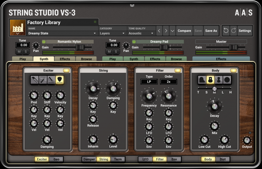 String Studio VS-3 più pacchetti da scaricare