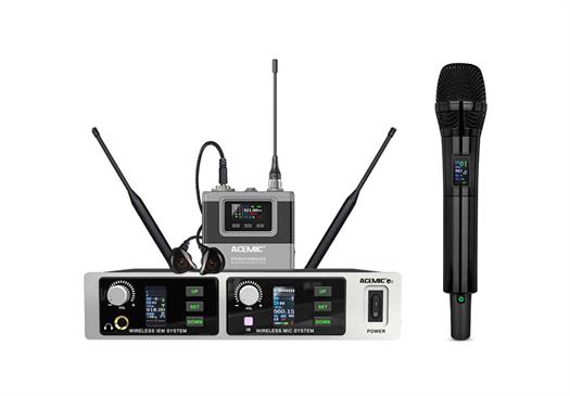 Acemic microfono wireless e Monitor In-ear wireless - Model M2