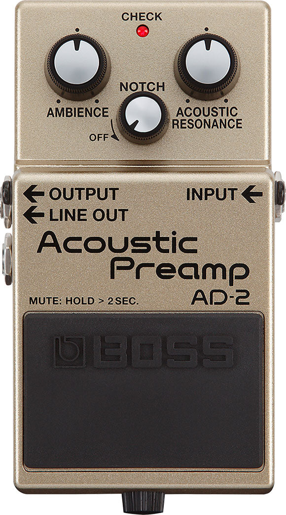 Boss AD-2 Acoustic Preamp Pedale per chitarra