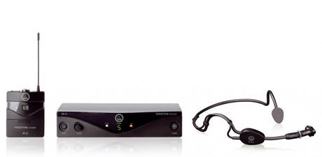 AKG WMS45 Sistema a cuffia wireless Sport - A (530 - 560 MHz)