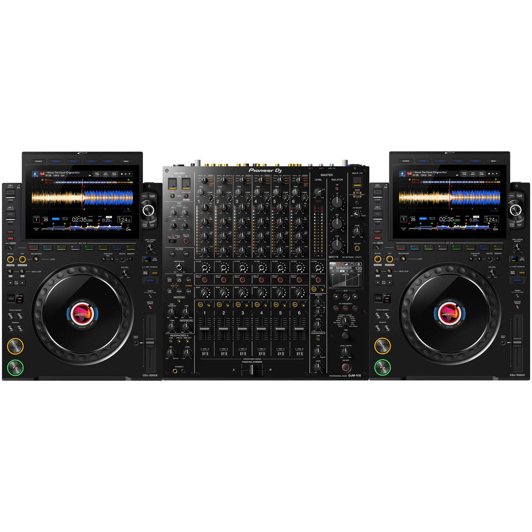 Pacchetto AlphaTheta DJM-V10 + CDJ-3000X