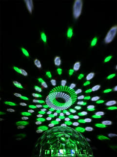 Ibiza Astro-Bat RGBA LED Luce da Discoteca