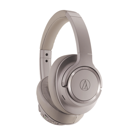 Audio-Technica ATH-SR50BTBK Cuffie Wireless (Marrone/Grigio)