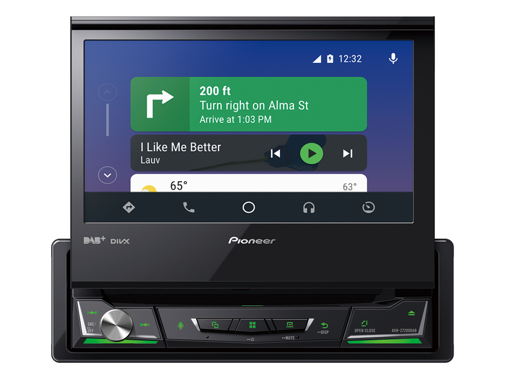 Pioneer AVH-Z7200DAB Apple CarPlay, Bluetooth e USB