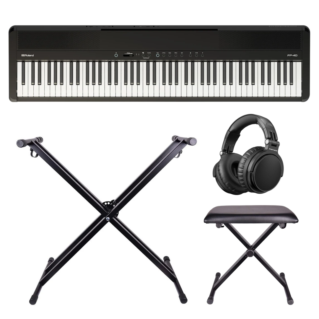 Roland FP-40 Pianoforte elettrico (Nero)