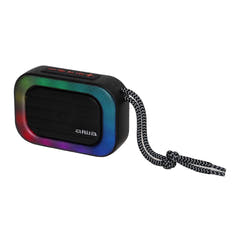 AIWA SPB-160 – Cassa Bluetooth portatile con effetti luce RGB, nera