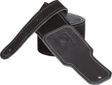 Boss BSS-25-BLK guitar strap, black suede