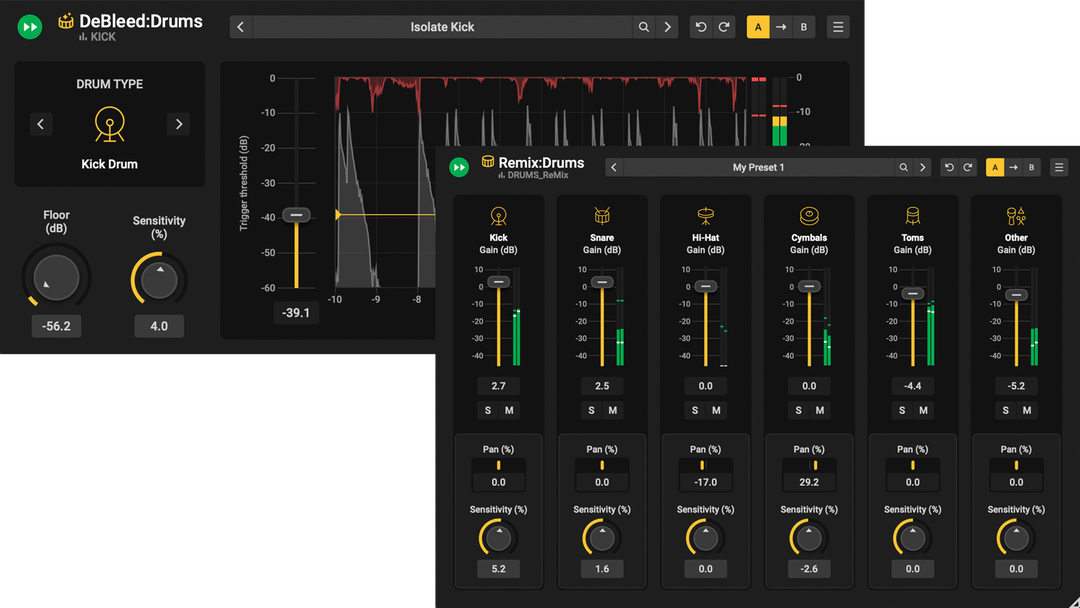 Suite di produzione per batteria UPG da DeBleed:Snare