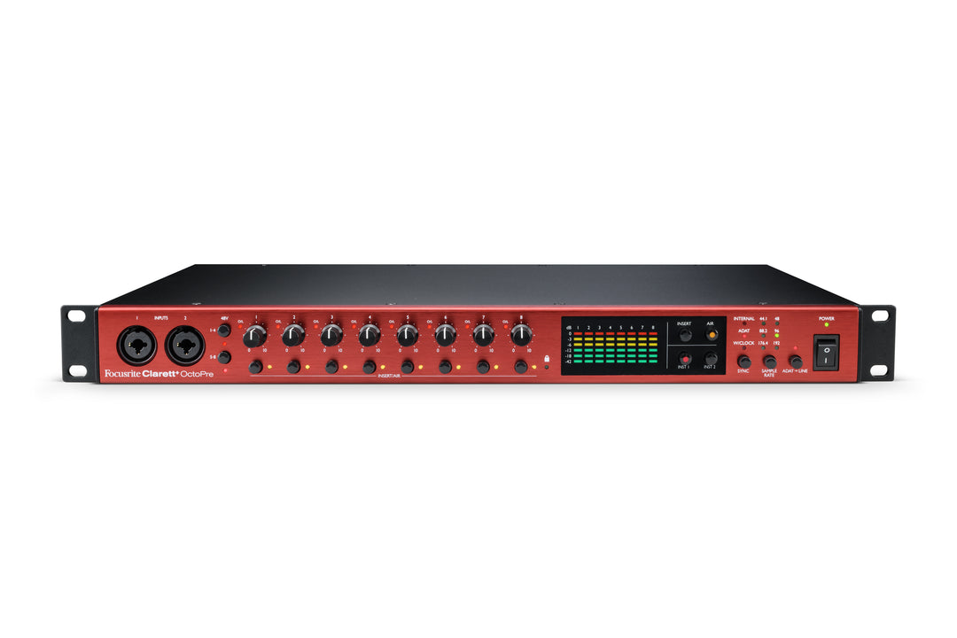 Focusrite Clarett+ Octopre Microfoni Preamp