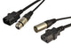 IEC & XLR cavo combinato (audio, 3m)