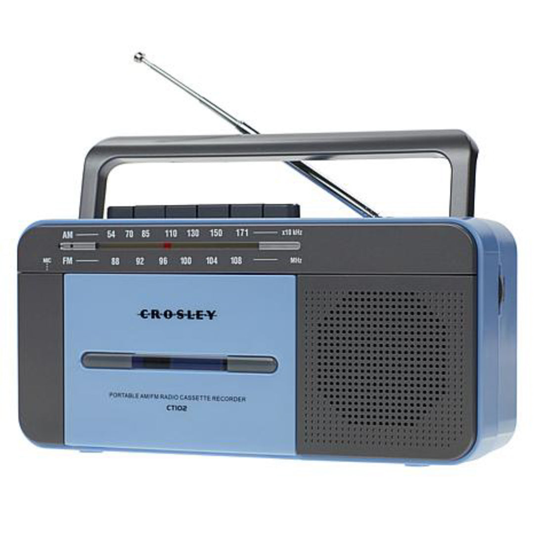 Crosley - Lettore di cassette (Blu)