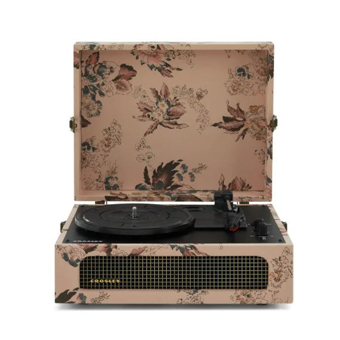 Crosley Voyager Giradischi Bluetooth bidirezionale (Floral)
