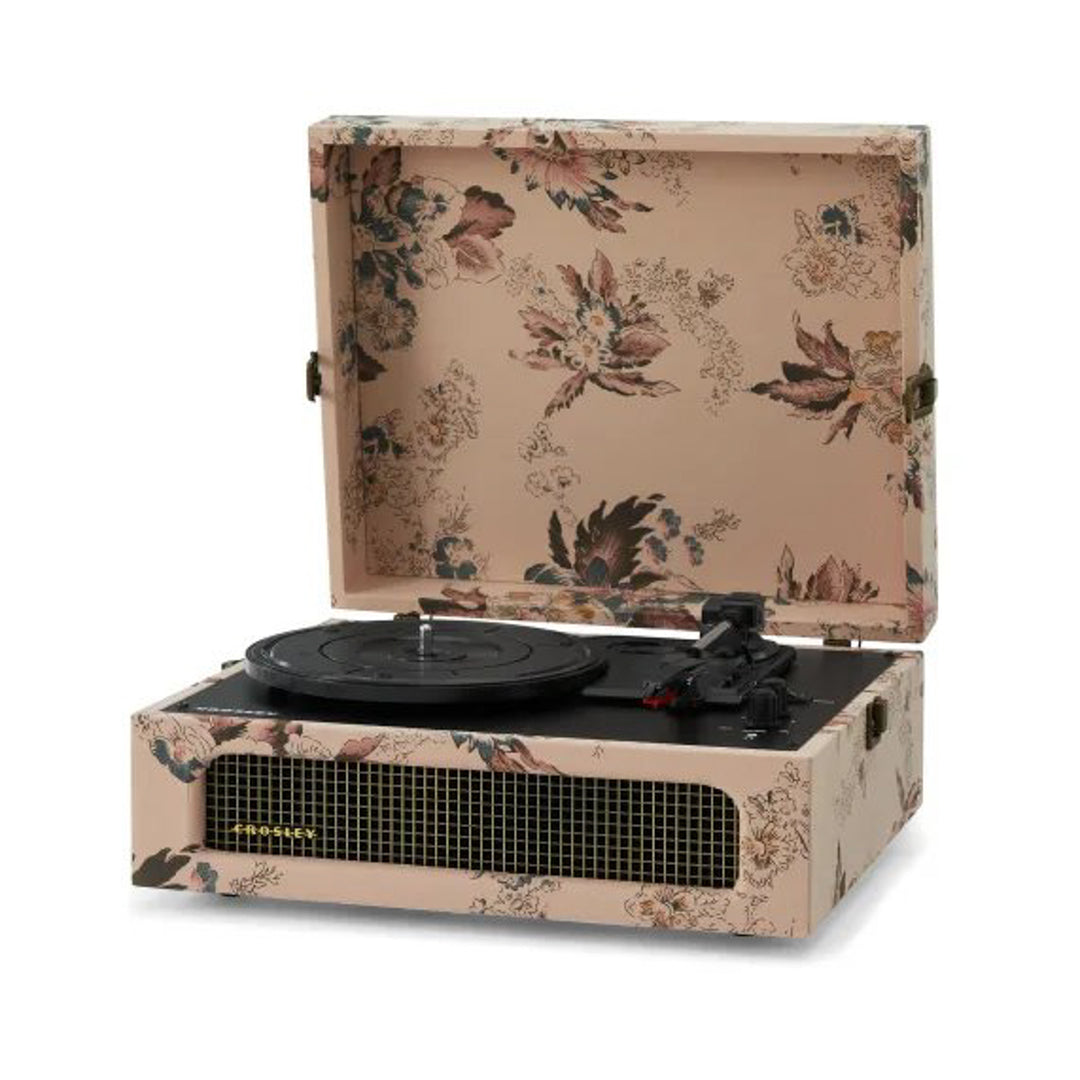 Crosley Voyager Giradischi Bluetooth bidirezionale (Floral)