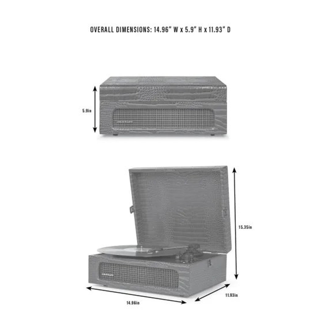 Crosley Voyager Giradischi Bluetooth bidirezionale (Floral)