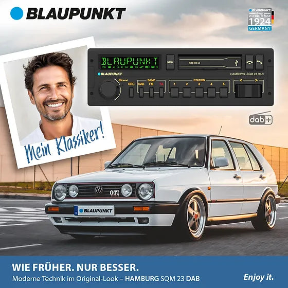 Blaupunkt Hamburg SQM 23 DAB Autoradio con DAB+ e Bluetooth