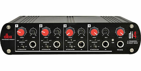 dbx DI4 DI Box a 4 canali, Mixer di Linea