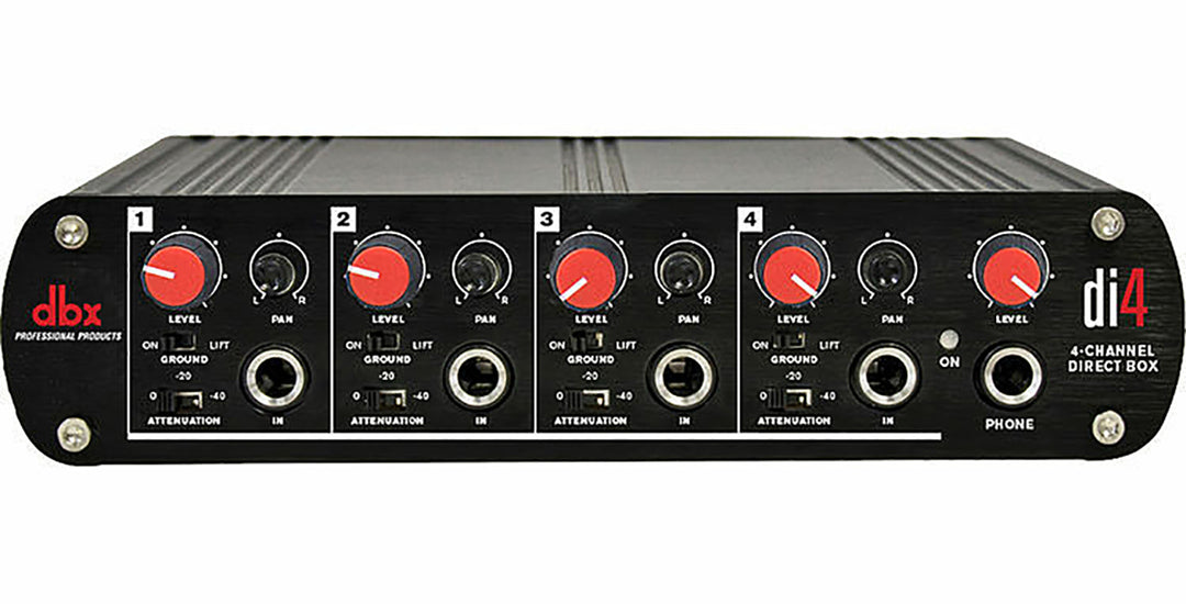 dbx DI4 DI Box a 4 canali, Mixer di Linea
