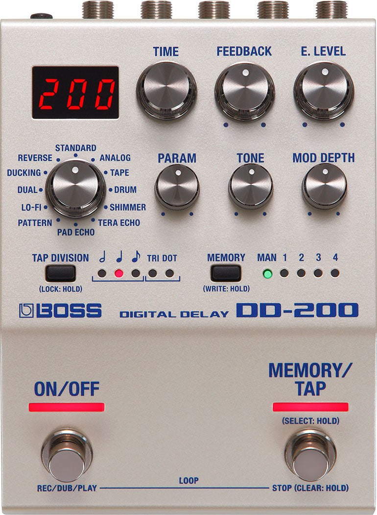 Boss DD-200 Digital Delay Pedale per Chitarra