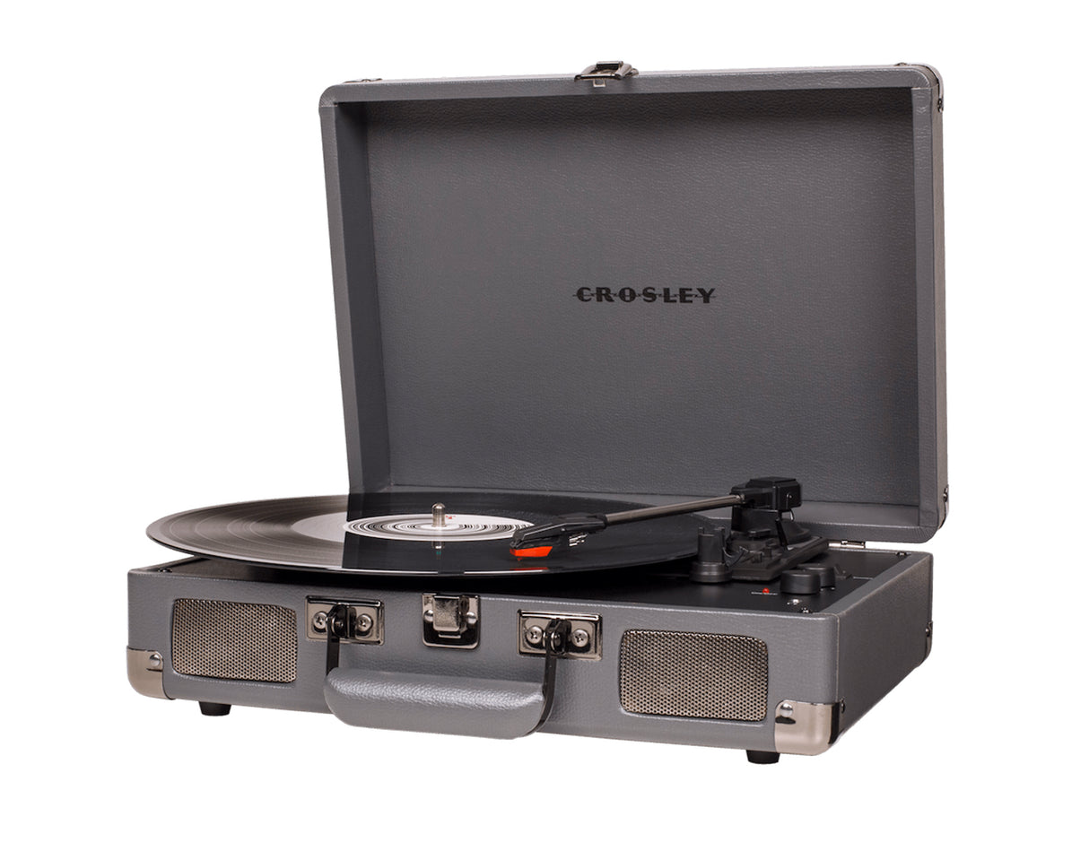 Crosley Cruiser Plus Turntable Bi-directional Bluetooth (Grey)