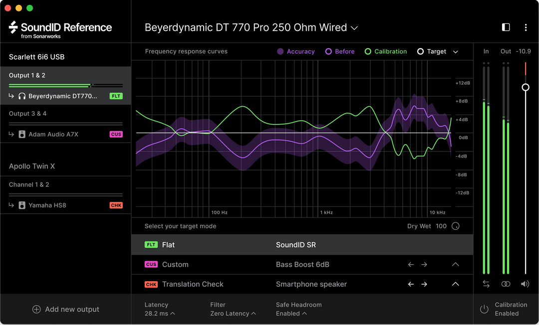 SoundID Reference Monitoraggio virtuale