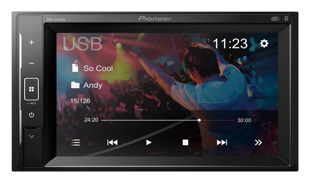 Pioneer DMH-A240DAB Multimedia Player- Bluetooth / DAB +
