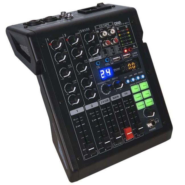 DNA EF-MIX 4, 4 kanals mixer med Bluetooth