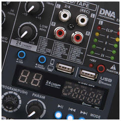 DNA EF-MIX 4, mixer a 4 canali con Bluetooth