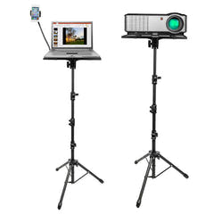 Supporto per laptop e proiettore con portasmartphone