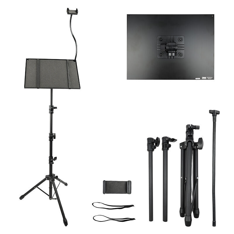 Supporto per laptop e proiettore con portasmartphone