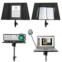 Supporto per laptop e proiettore con portasmartphone