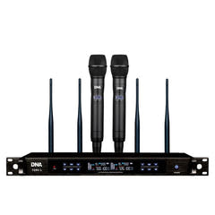 DNA TDRV 2 microfono wireless con 2x trasmettitori Dora
