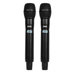 DNA TDRV 2 microfono wireless con 2x trasmettitori Dora