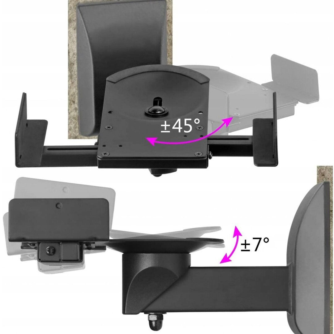 Staffe da parete per altoparlanti, set da 2 pezzi (25kg)