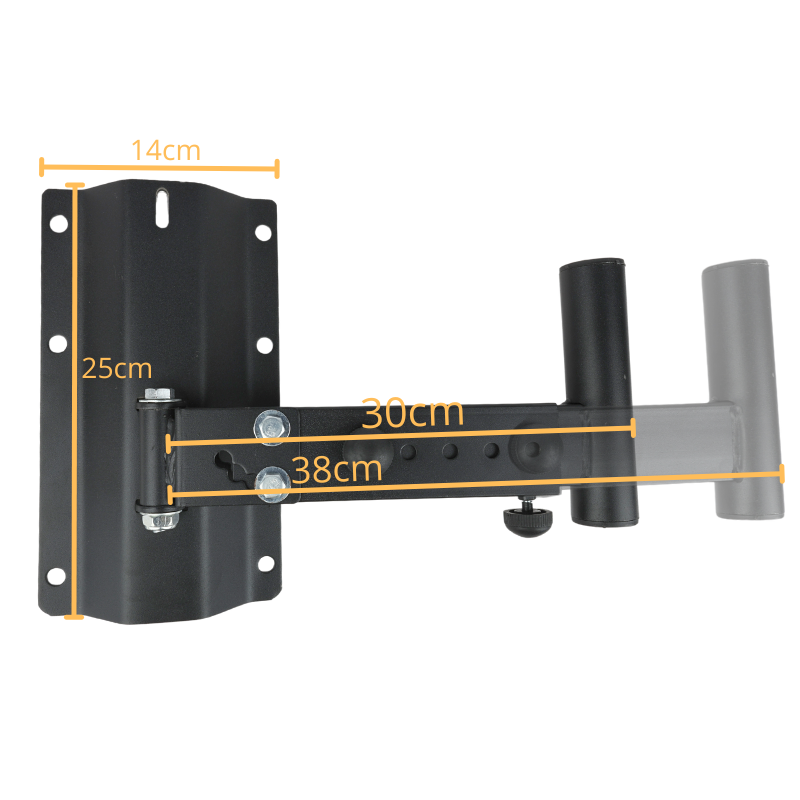 Supporto da parete per altoparlante (30 kg) (2 pezzi)
