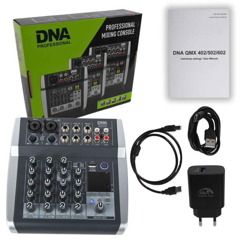 DNA QMX602 Mixer audio a 6 canali
