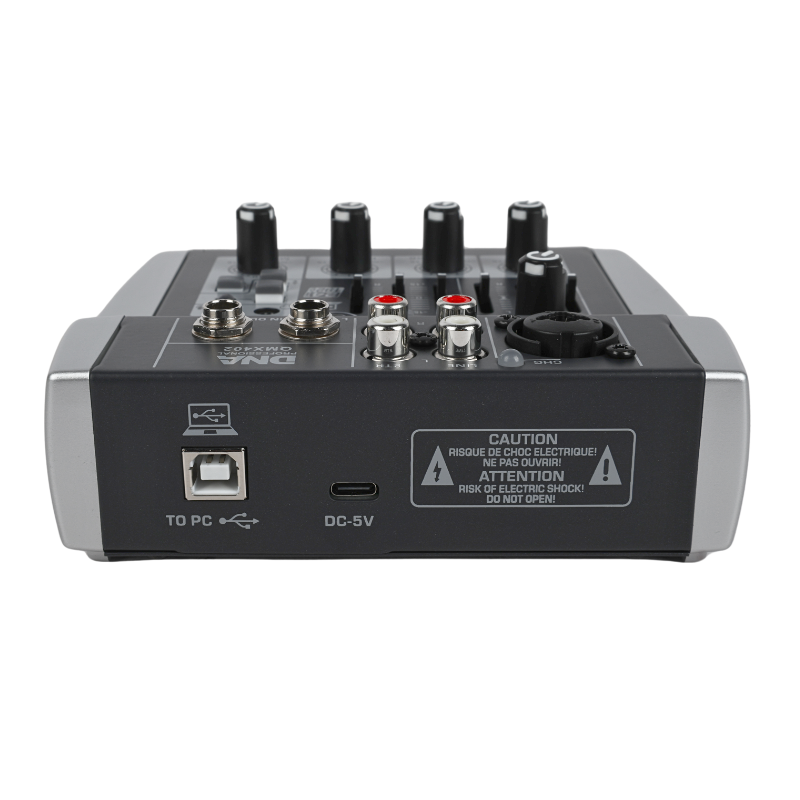 DNA QMX402 mixer audio 3 canali e Bluetooth