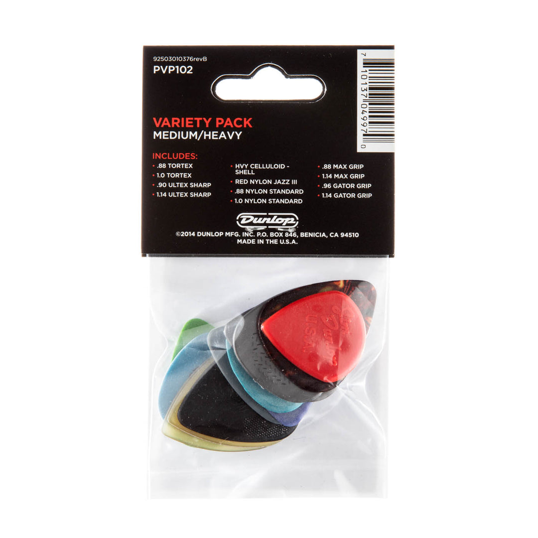 Dunlop 12-PVP102 Plettri 12 pz. (Medium/Heavy)
