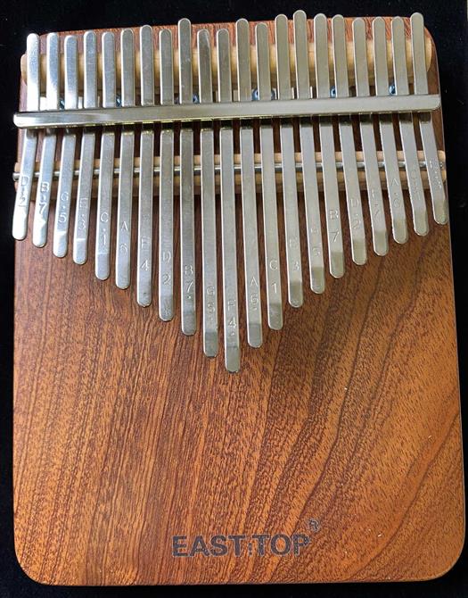 Kalimba a 21 toni con corpo in mogano. Easttop EK02